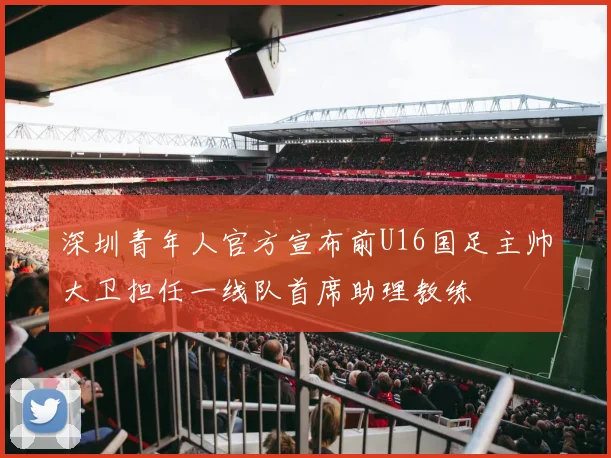 深圳青年人官方宣布前U16国足主帅大卫担任一线队首席助理教练
